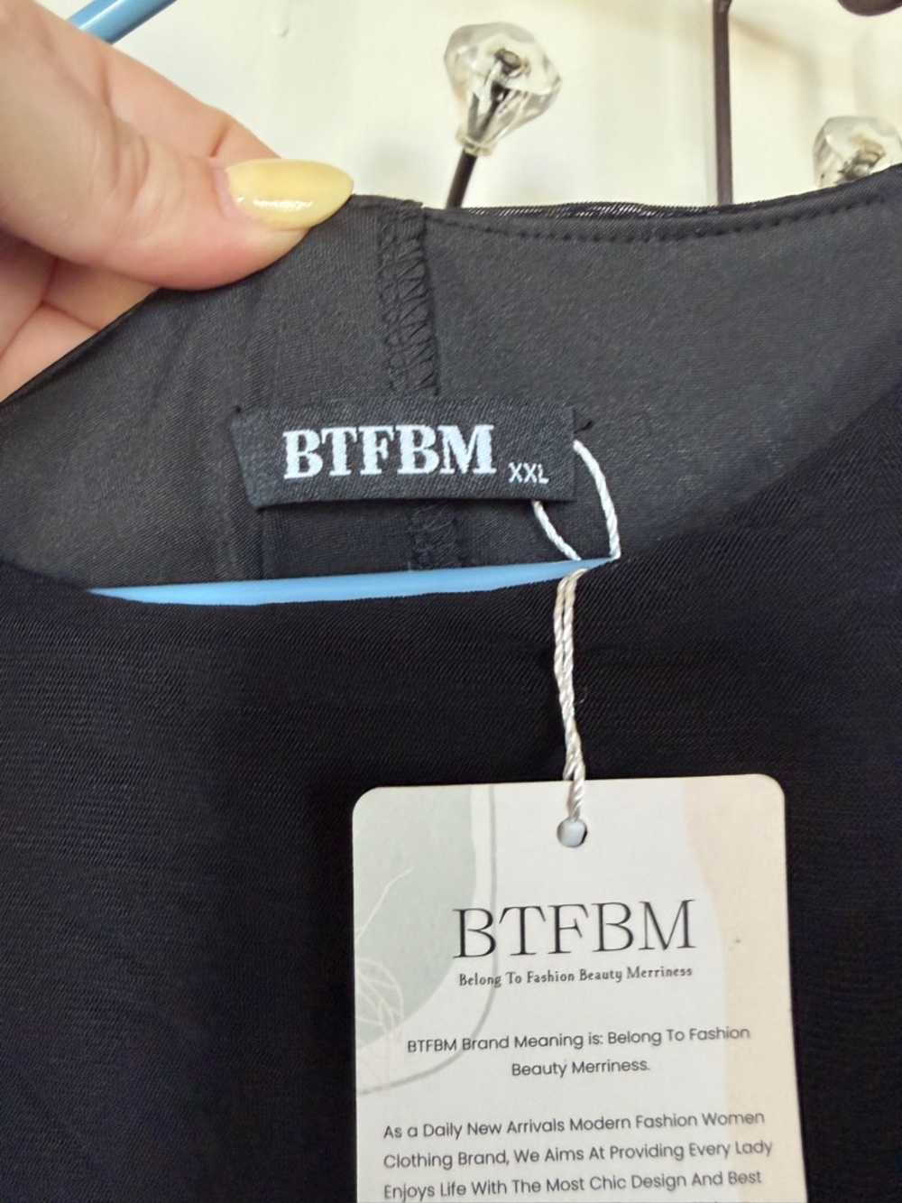 BTFBM Black Women's Top - XXL